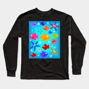 Colorful fish Long Sleeve T-Shirt